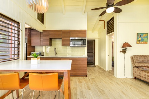 Kitchen and dining area